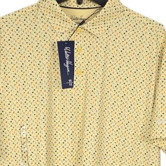 Walter Hagen Other - Walter Hagen Golf Polo Mens XL Yellow Beach Ball Cocktail Performance Shirt NWT